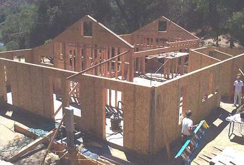 Completed Walls Show Final Shape of the House