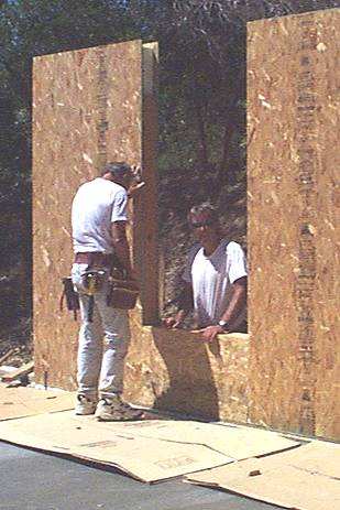 Standing The First Wall in Place