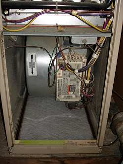 Be sure to change the air filter in your system regularly as well.