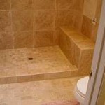 Bathroom Decor Travertine Shower Bench Bathroom Decor Travertine Shower Bench