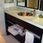 Bathroom Decor Vanity Glass Tile Counter Top Bathroom Decor Vanity Glass Tile Counter Top