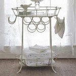 Bathroom Storage Wisteria Cream Ironbar Stand Bathroom Storage Wisteria Cream Ironbar Stand