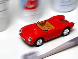 Put his favorite race car in the bathroom, buy a shower curtain with race cars on it or add racing stripes to create a boys bathroom with a car racing flair.