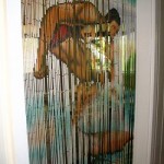 Boys Bedroom Surfer Bead Door Curtain