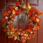 Fall Wreath with Pumpkins and Acorns Fall Wreath with Pumpkins and Acorns