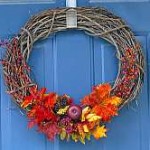 Fall Wreath with Woven Branches and Berries Fall Wreath with Woven Branches and Berries