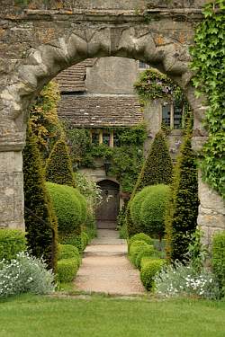Symmetry and balance play an important role in creating the formal garden style.