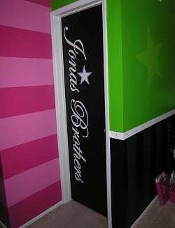 So you might need to repaint when the Jonas Brothers are no longer all the rage!