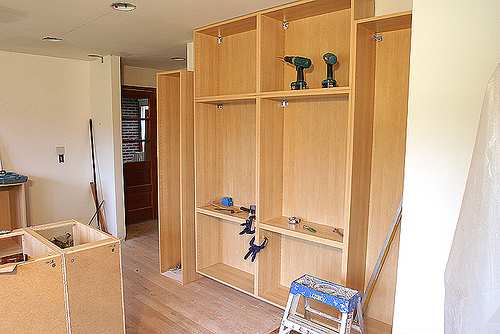 Plan your budget, timeline and remodeling sequence before you begin your remodeling project so you can properly schedule subcontractors. For example, cabinets should be scheduled for installation after the drywall work is complete.