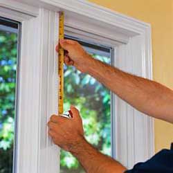 Be sure to measure for the type of window blinds or shades you plan to purchase. Inside or outside mount blinds, for example, require different measurements.