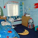 Outer Space Boys Room Rocketships