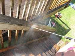 With attachments, you can use your power washer in a variety of outdoor cleaning tasks.