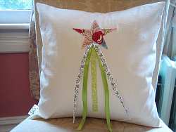 Every little princess needs her magic wand. Embroider a pillow to embellish her princess room.