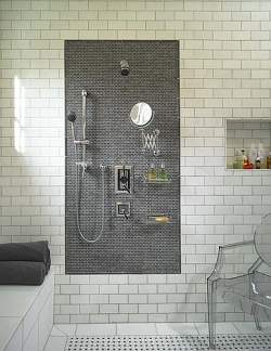 Live in luxury with multiple shower heads and controls. The sky is the limit when it comes to shower faucets and body spray units!