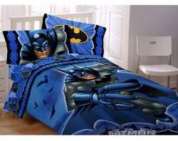 Batman remains a favorite super hero; inexpensive Batman bedding will transform his room into his own bat cave.