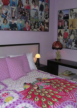 Wall collages are a great way to add color and interest to your teen girl bedroom that reflects your personality and tastes!