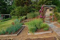 Raised planting beds will give your vegetable garden an early start in the season.